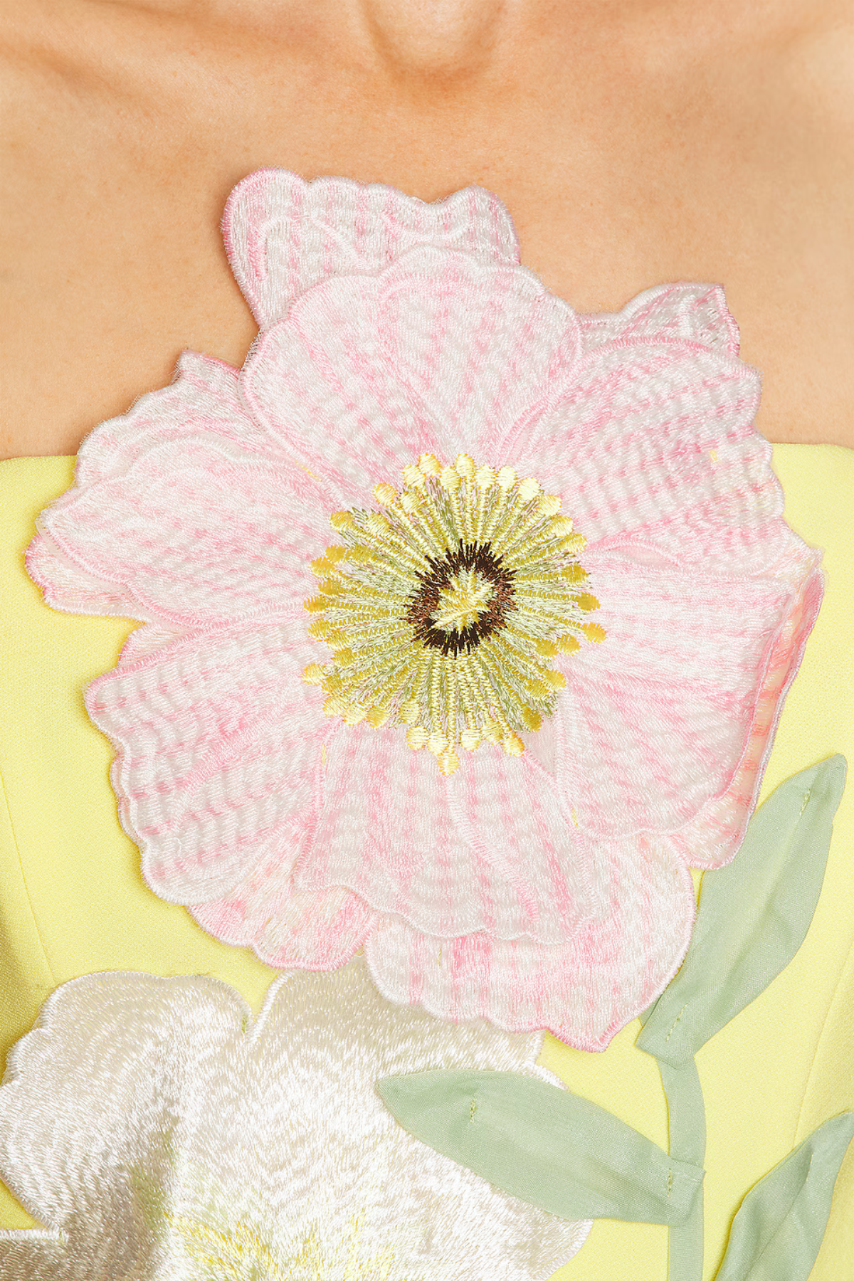 Mimoza Floral Appliqué Top