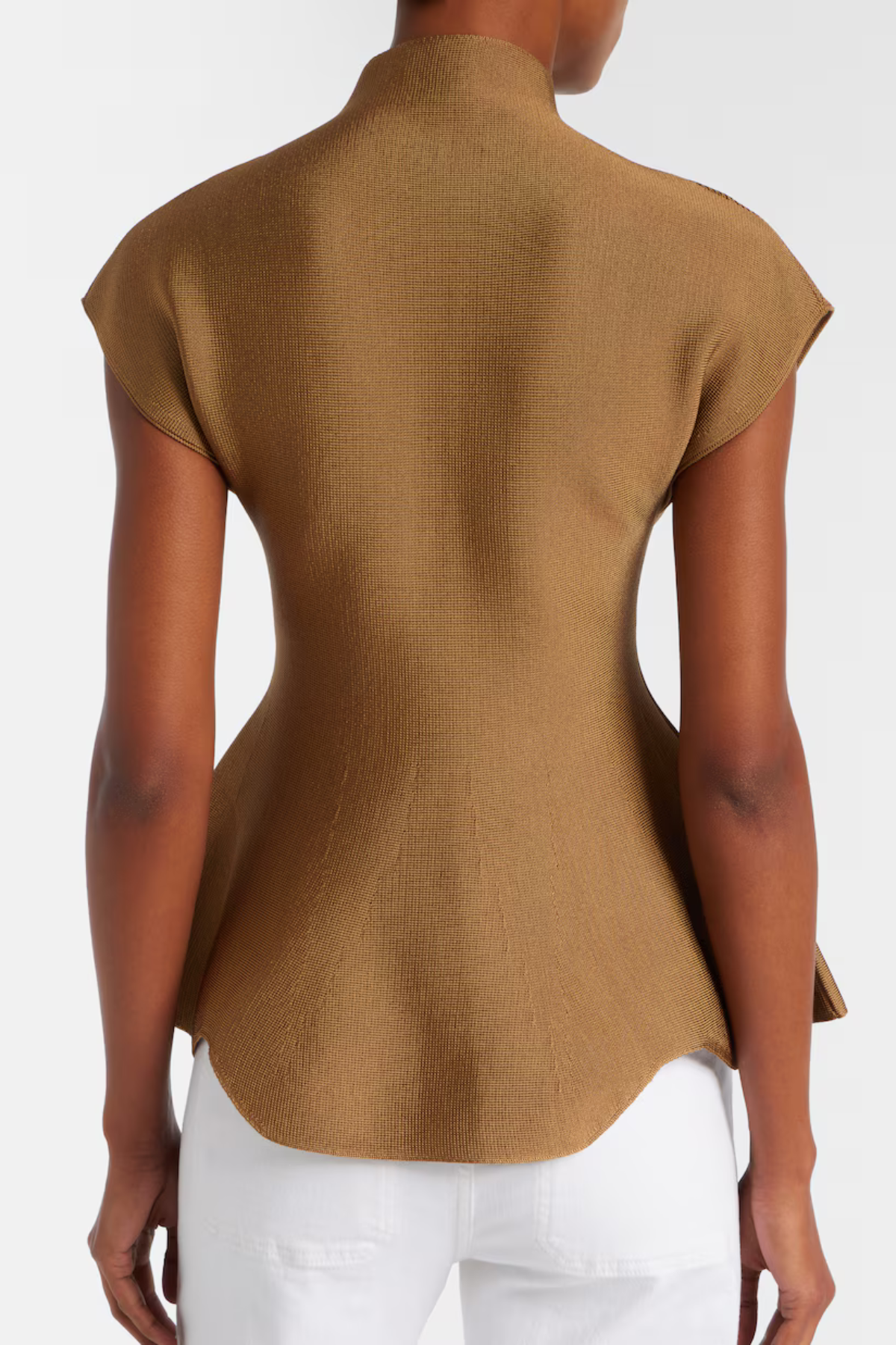 Minta Knit Peplum Top