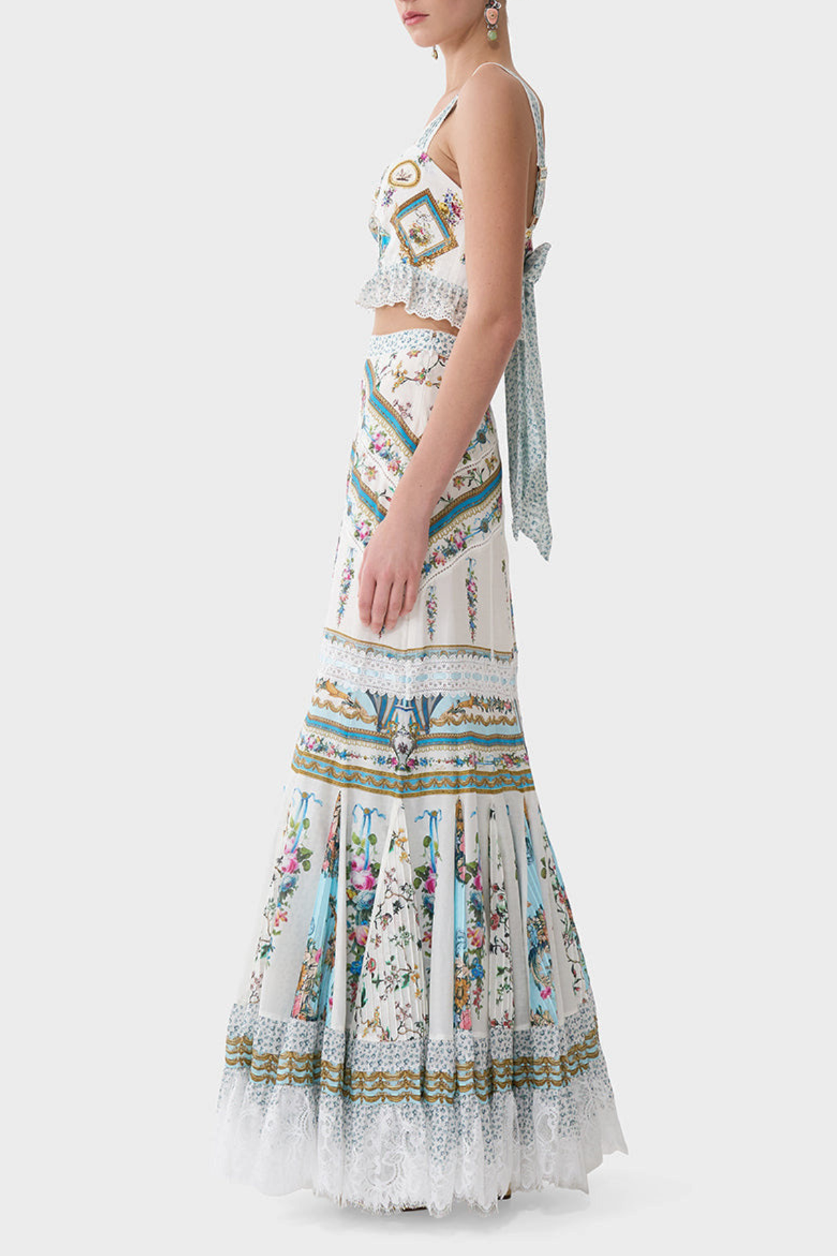 Miraba Print Top & Maxi Skirt Set