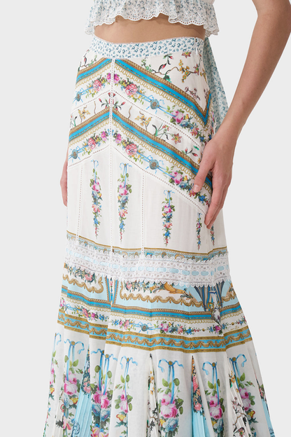 Miraba Print Top & Maxi Skirt Set