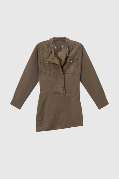 Mitzi Denim Mini Shirt Dress