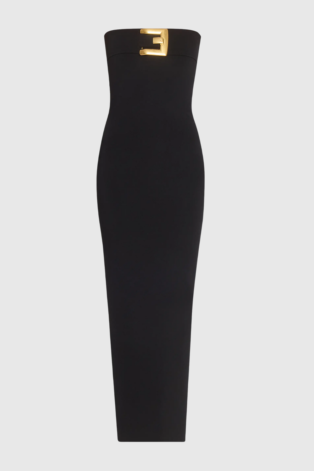 Mollee Strapless Belt-embellished Maxi Dress