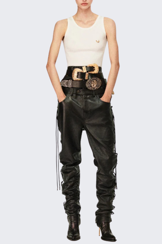Monaya Pierced Tank Top - Beige