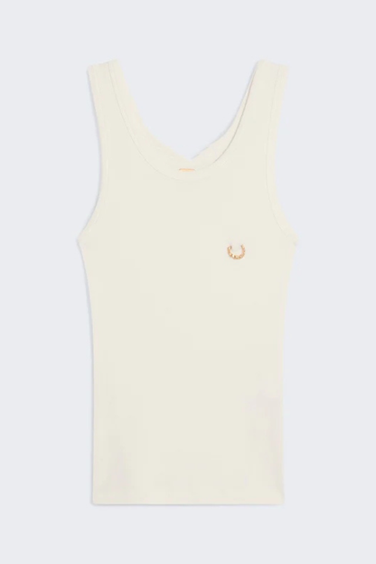 Monaya Pierced Tank Top - Beige
