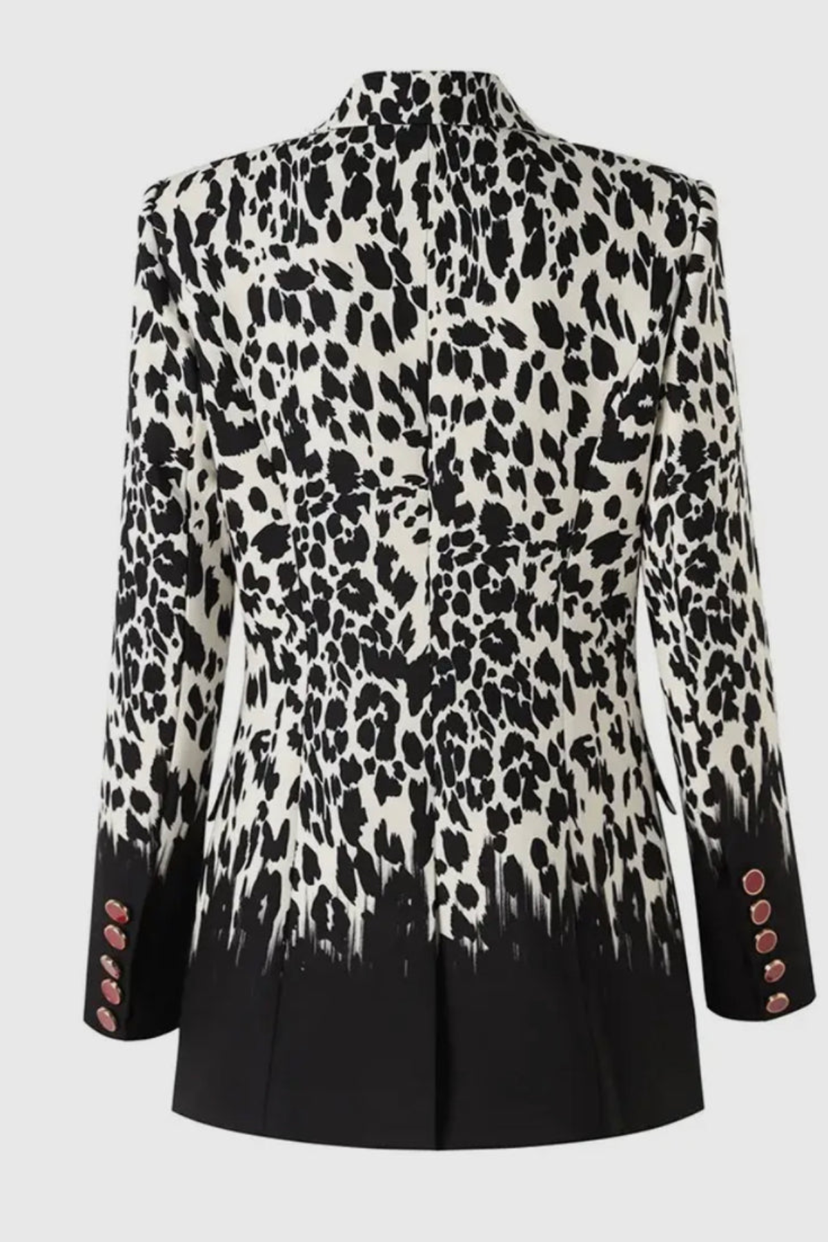 Mosha Gradient Leopard Blazer