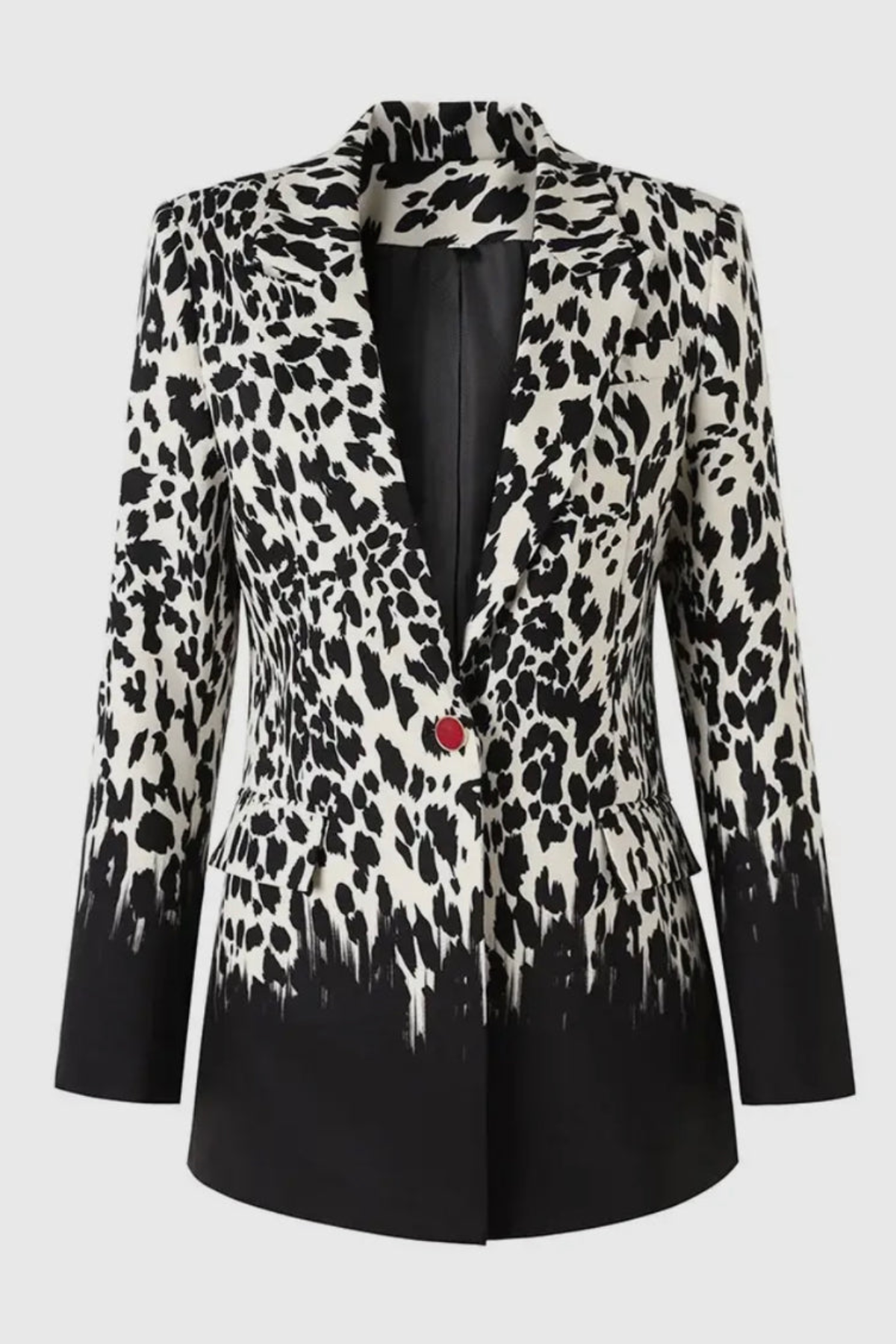 Mosha Gradient Leopard Blazer