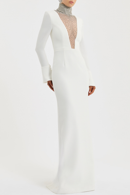 Myrtle Crystal Embellished Maxi Dress