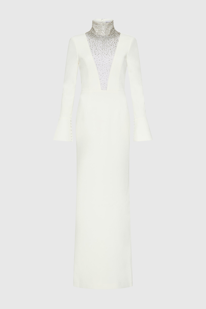 Myrtle Crystal Embellished Maxi Dress