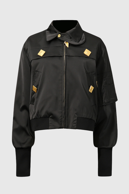 Napa Embellished Bomber Jacket