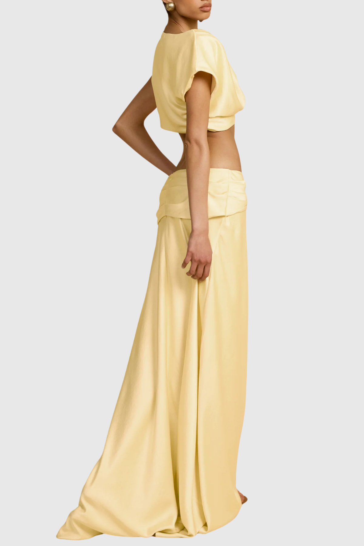 Nemya Satin Top & Maxi Skirt Set