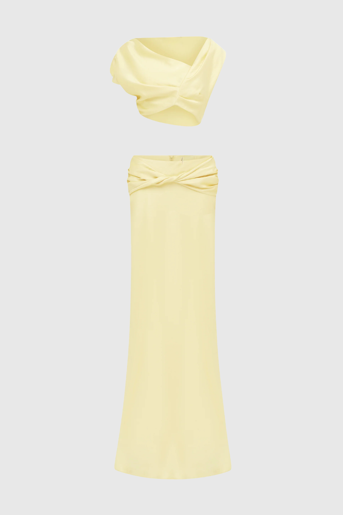 Nemya Satin Top & Maxi Skirt Set