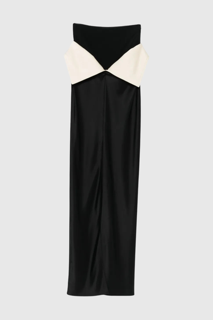 Neonia Folded Waistline Maxi Skirt