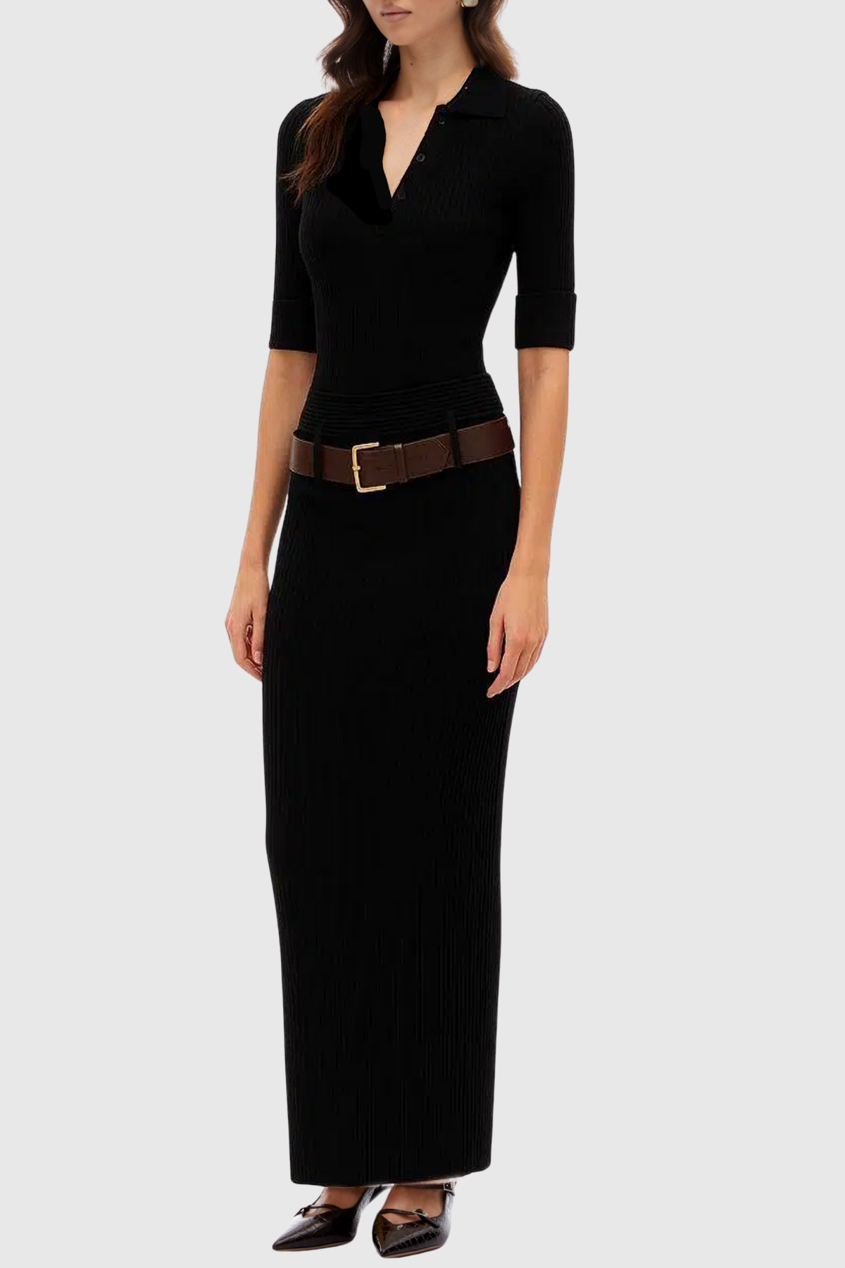 Nerina Knit Bodysuit - Black