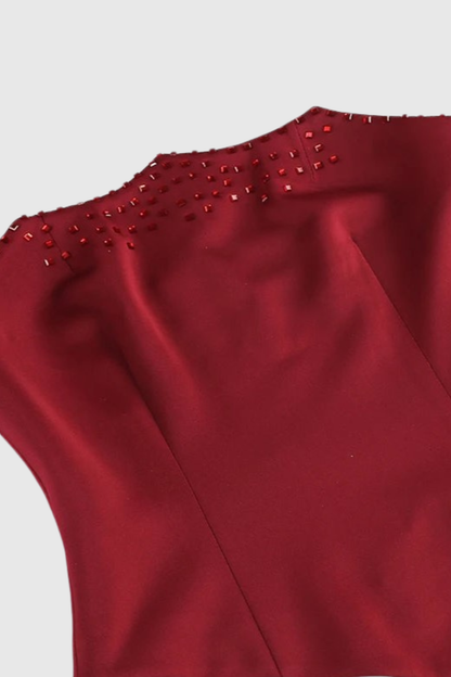 Nomi Crystal Embellished Corset & Maxi Skirt Set