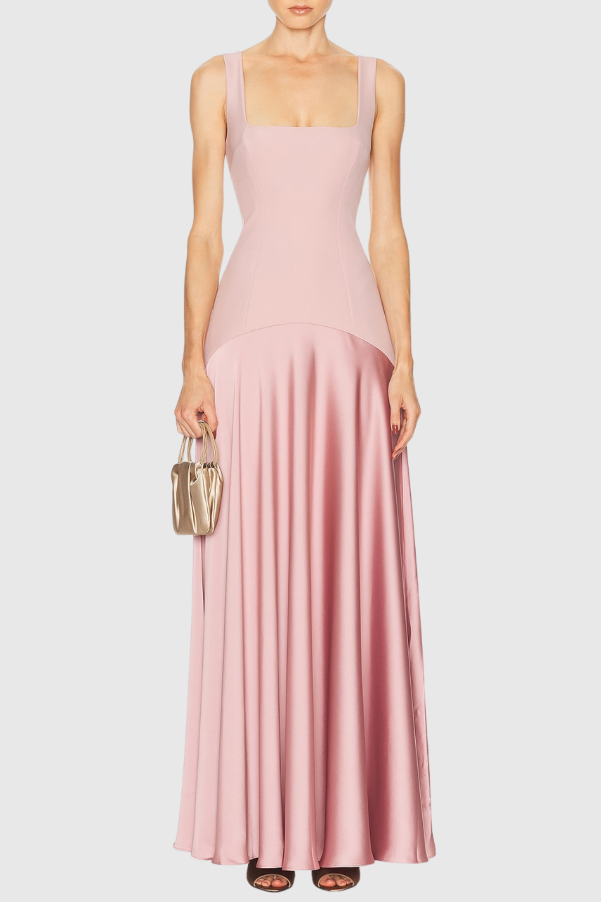 Nyrobi Satin Panel Maxi Dress