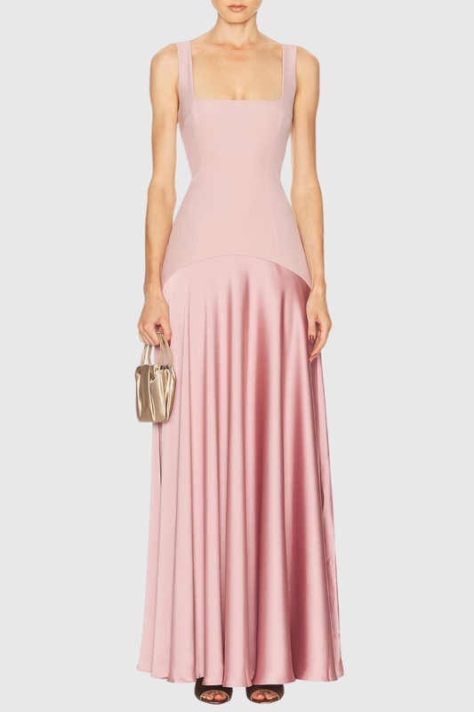 Nyrobi Satin Panel Maxi Dress