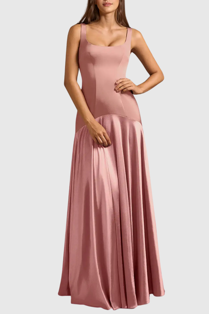 Nyrobi Satin Panel Maxi Dress