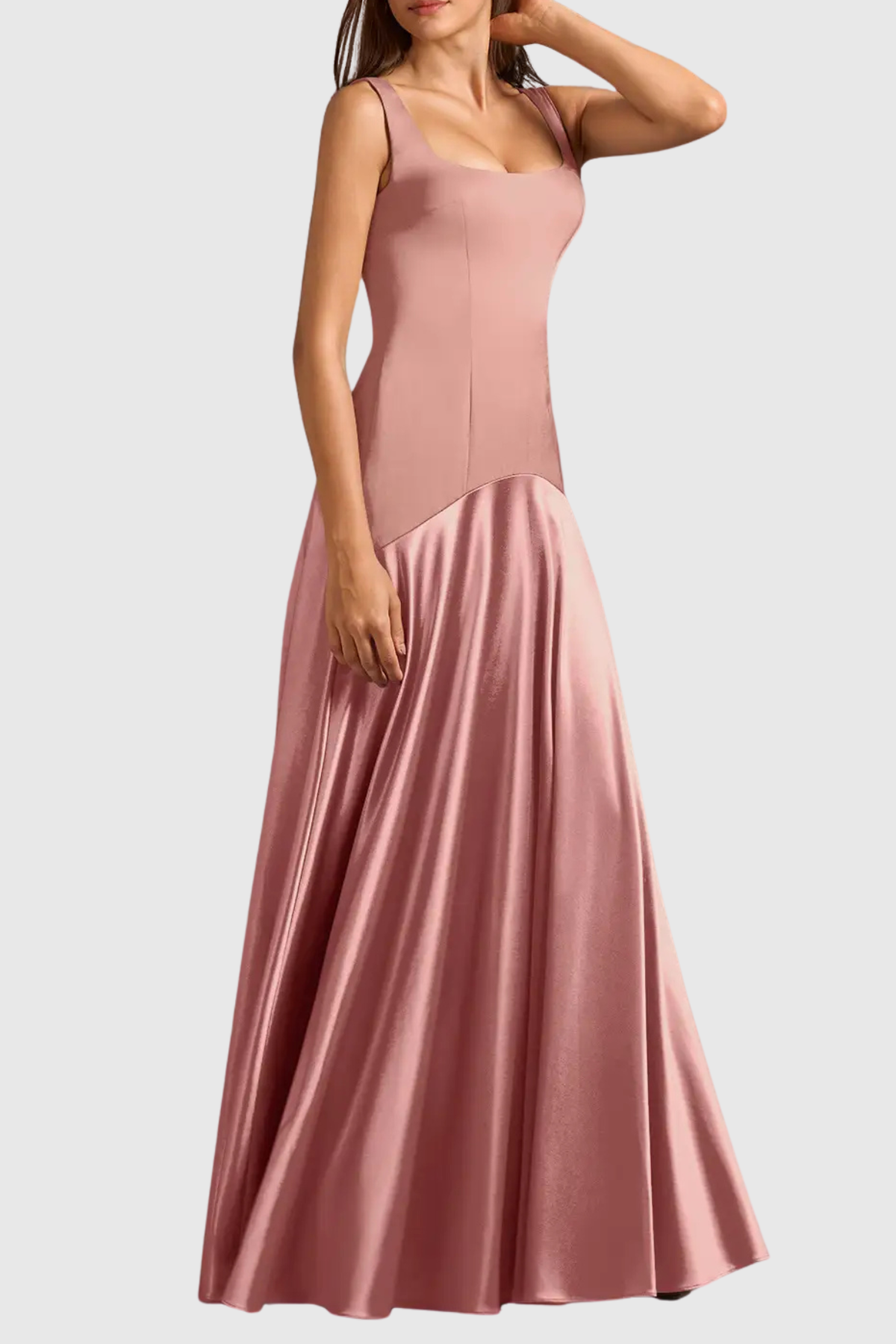 Nyrobi Satin Panel Maxi Dress