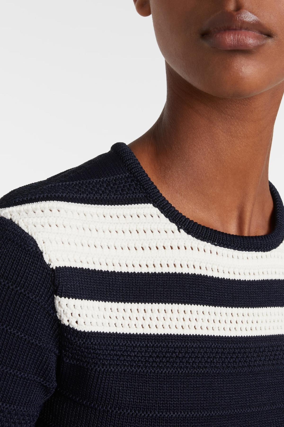 Oahira Stripe Knit Top