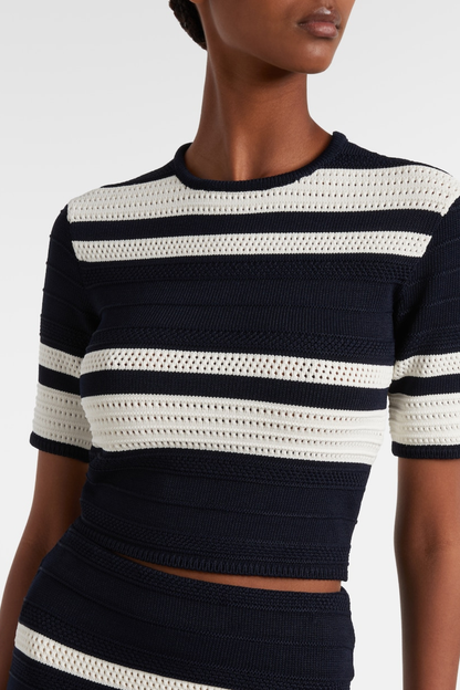 Oahira Stripe Knit Top