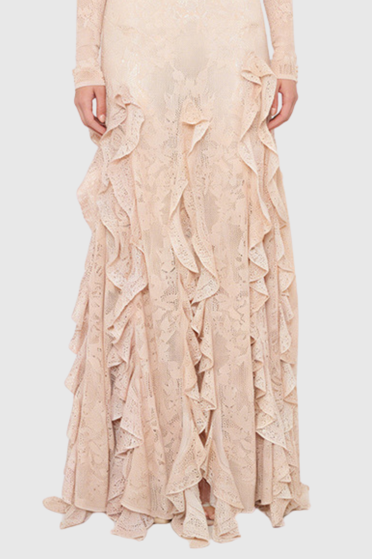 Oaklee Floral Ruffle Maxi Dress