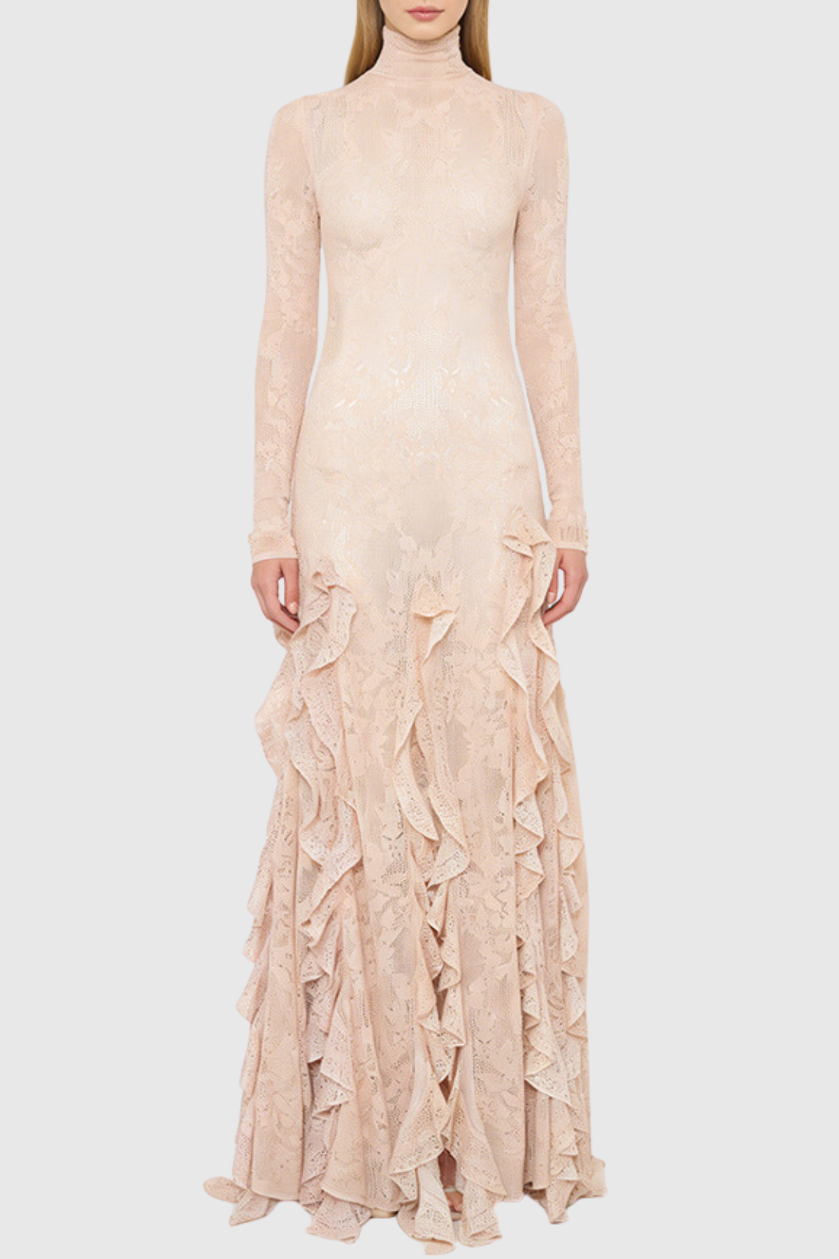 Oaklee Floral Ruffle Maxi Dress