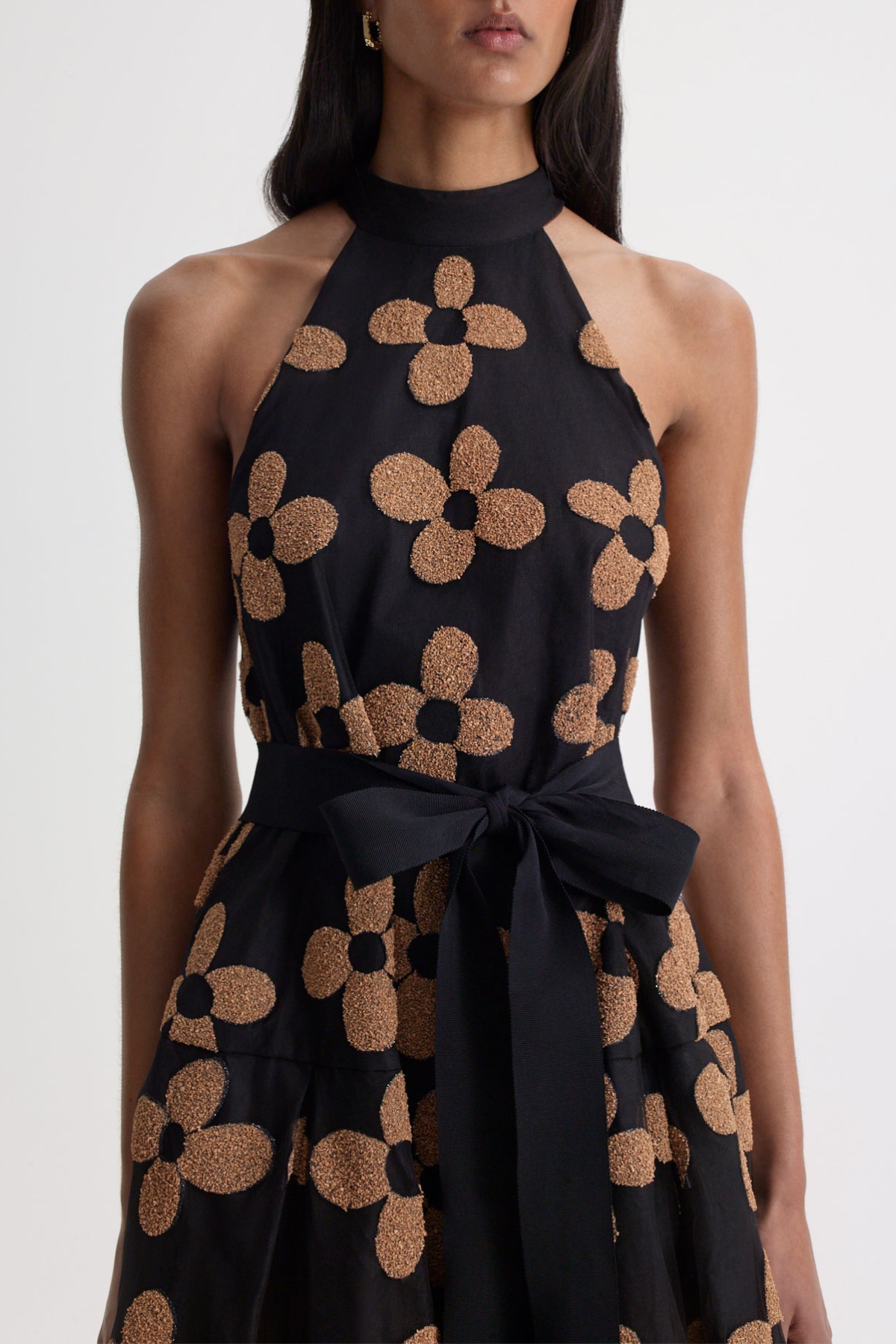 Obero Floral Sleeveless Maxi Dress