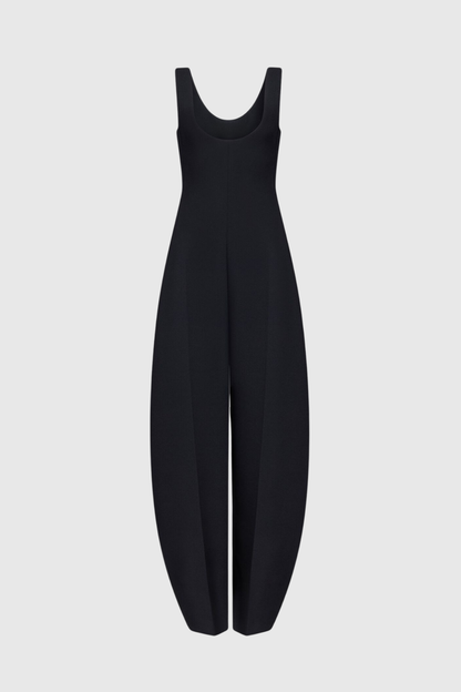 Oceane Denim Jumpsuit - Black