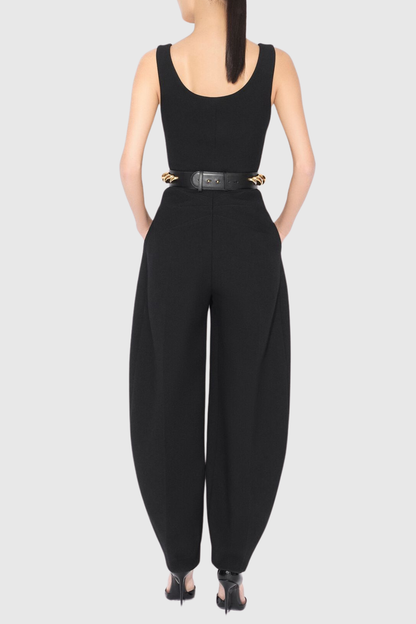 Oceane Denim Jumpsuit - Black