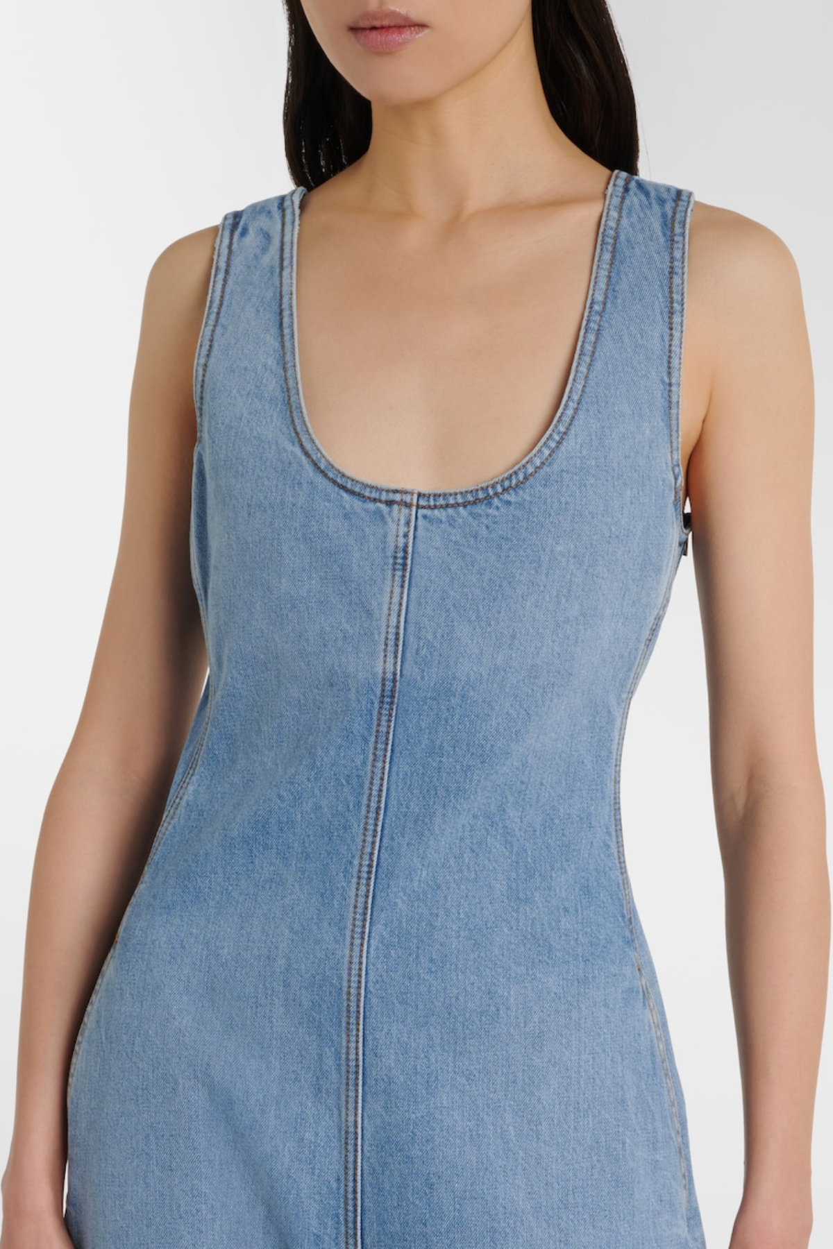 Oceane Denim Jumpsuit - Blue