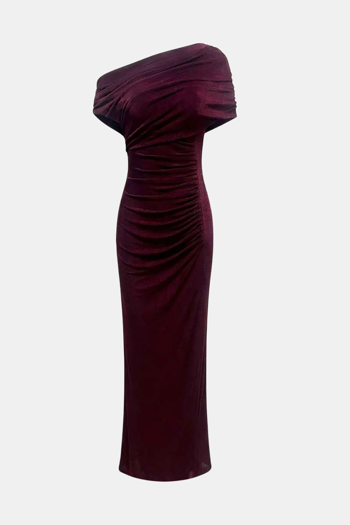 Ofira Off Shoulder Ruched Maxi Dress