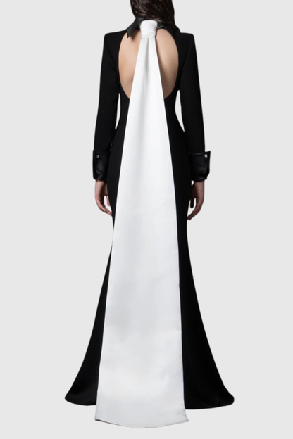 Oienna Tie Open Back Maxi Dress
