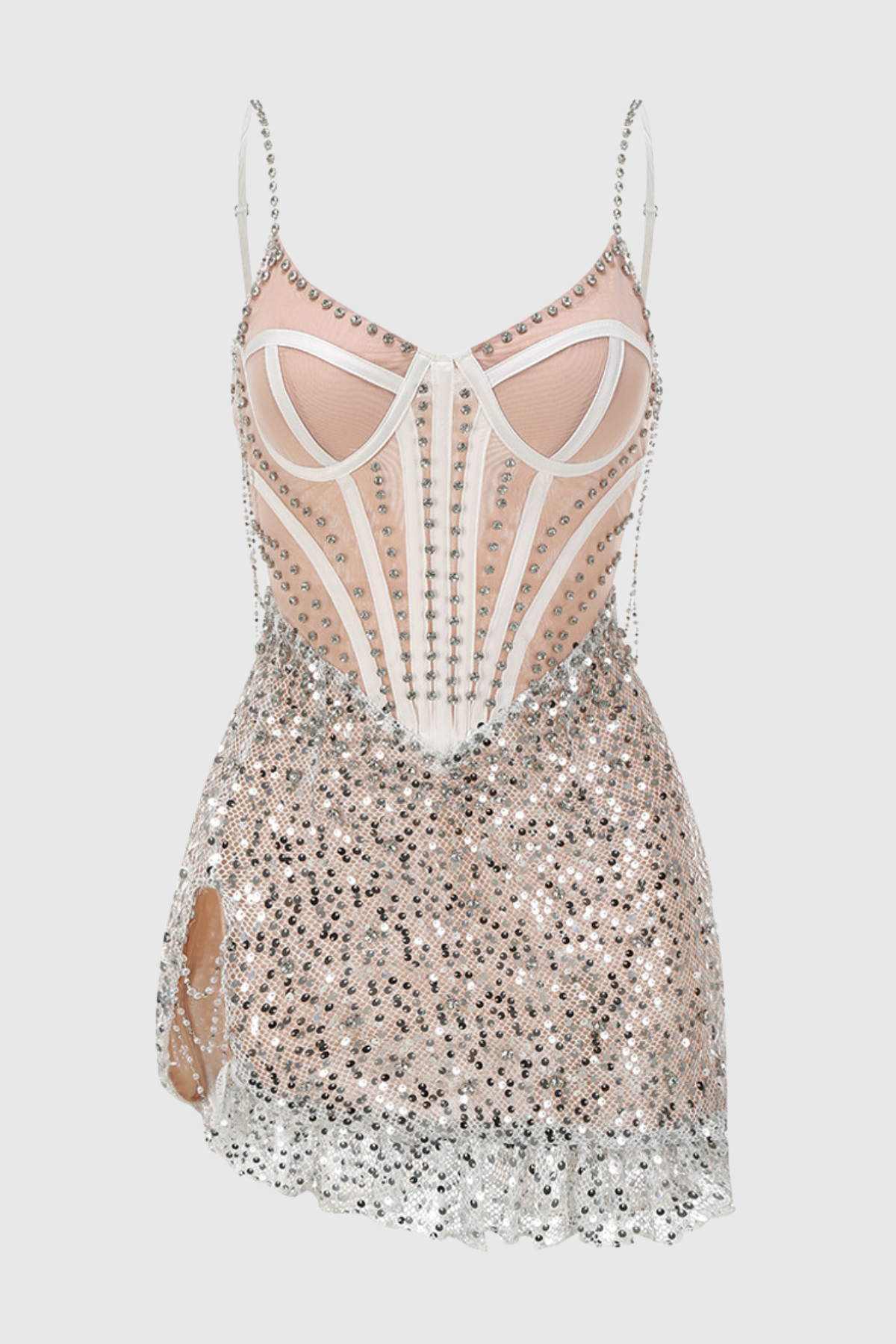 Oisin Sequin Corset Mini Dress