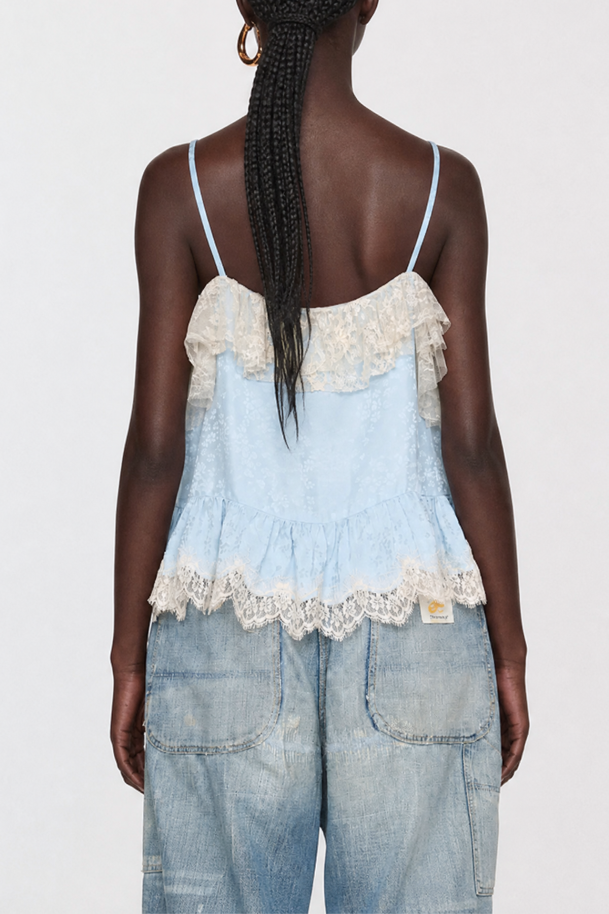 Ombre Lace Top - Blue