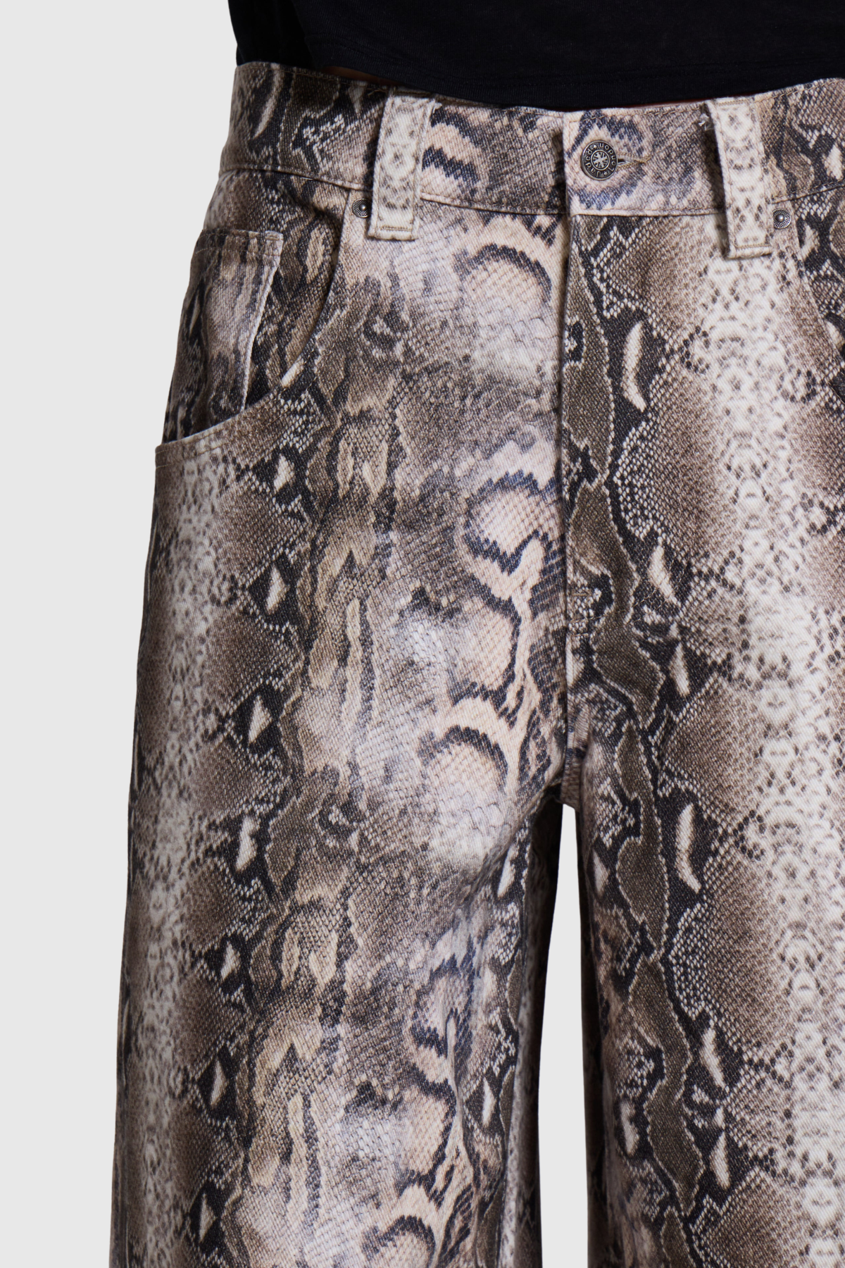 Onagh Snake Print Jeans