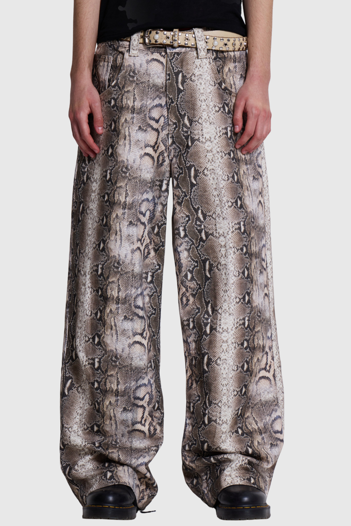 Onagh Snake Print Jeans