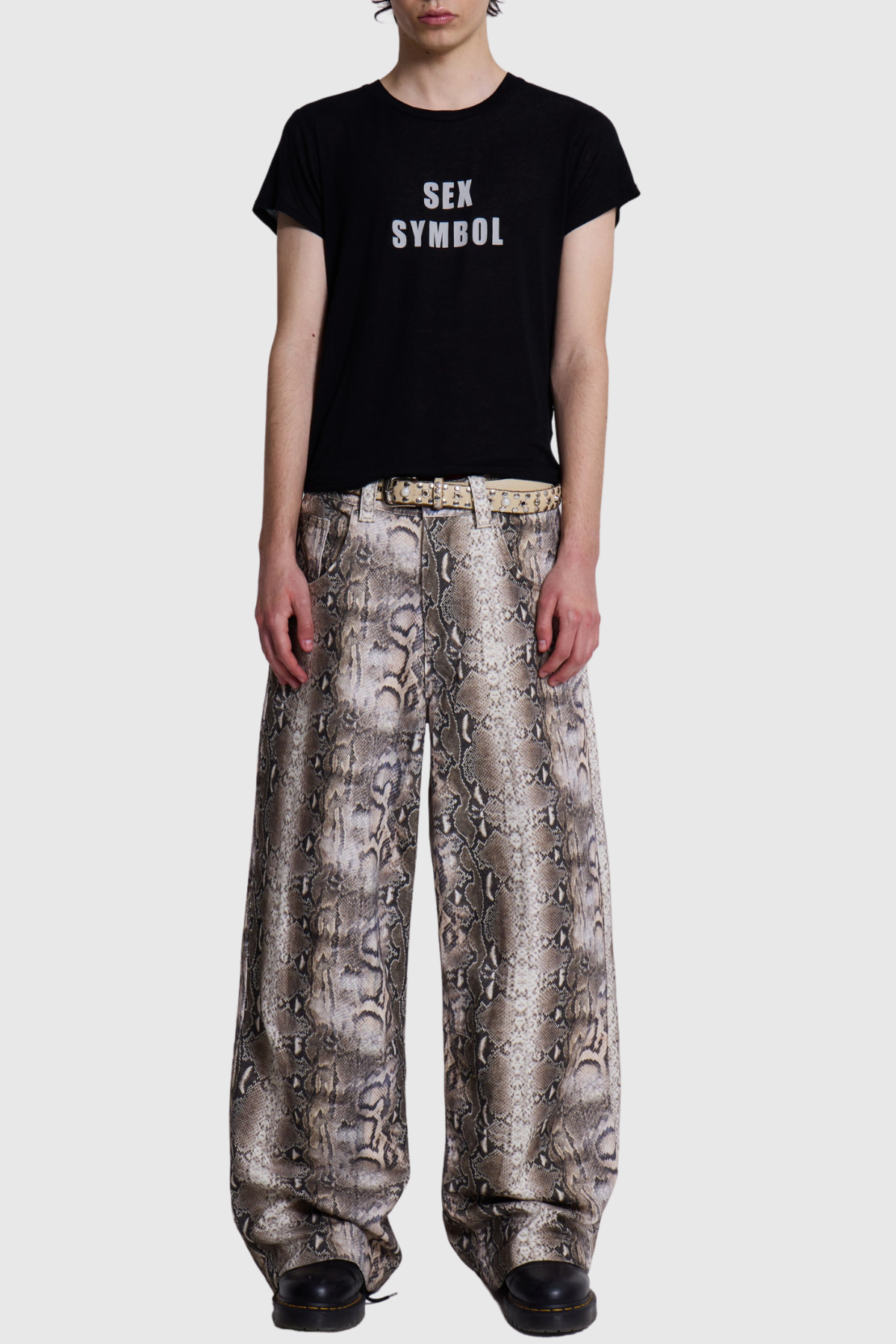 Onagh Snake Print Jeans
