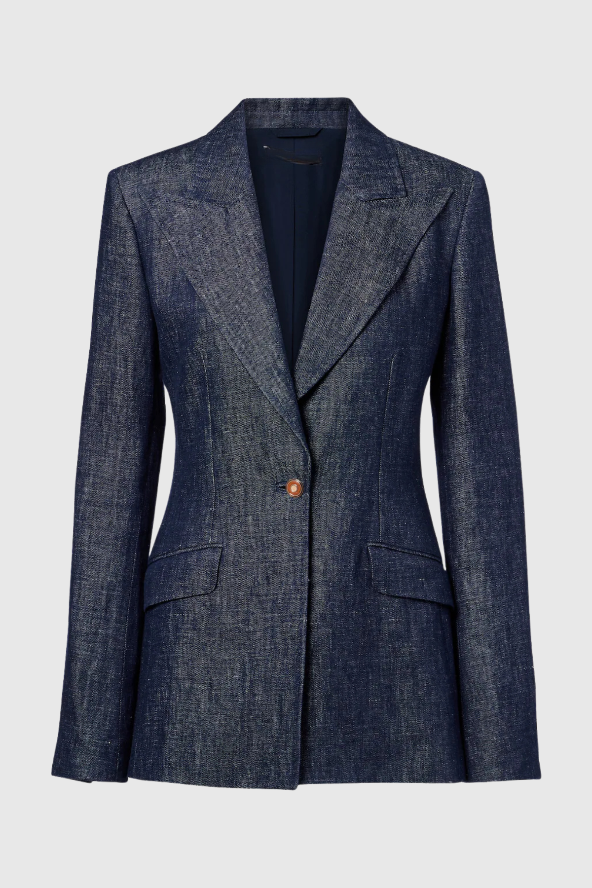 Orelia Denim Blazer & Trousers Set