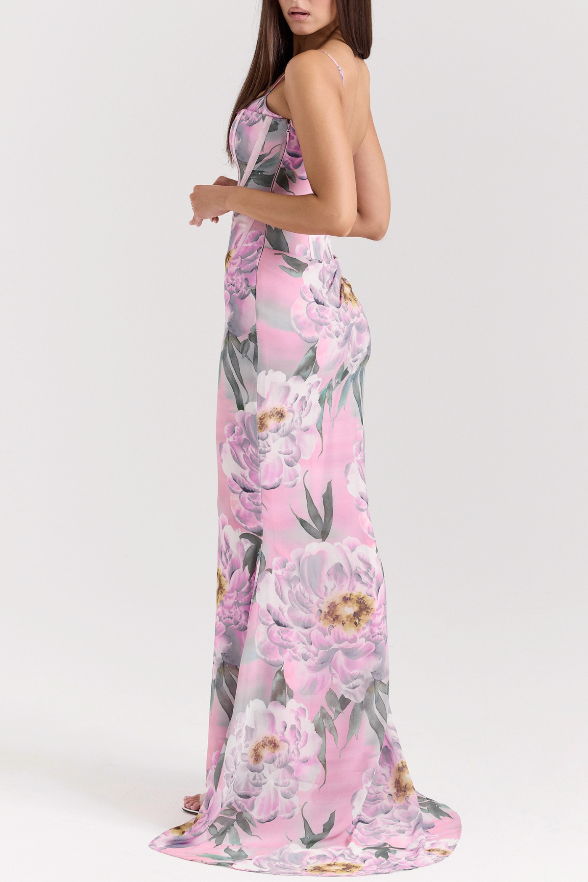 Oriona Floral Corset Maxi Dress