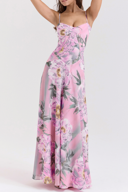 Oriona Floral Corset Maxi Dress