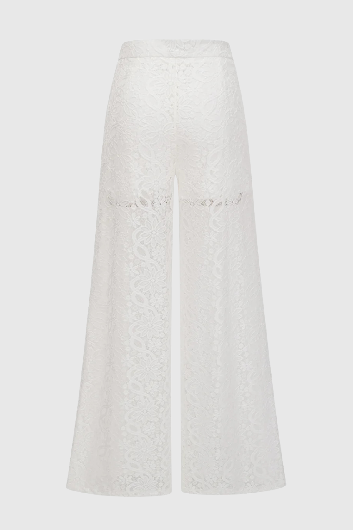 Orlaith Floral Lace Top & Pants Set - White