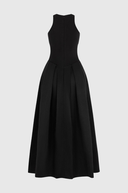 Orlando Cold Shoulder Sleeve Maxi Dress - Black