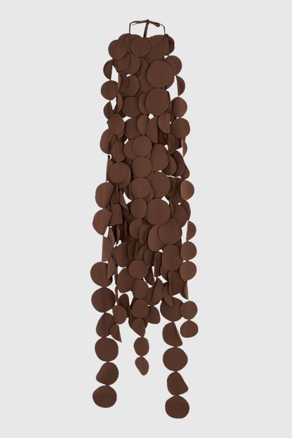 Osman Halter Circle Top - Brown