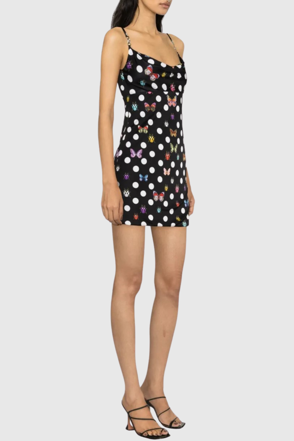 Oswala Butterfly Print Mini Dress