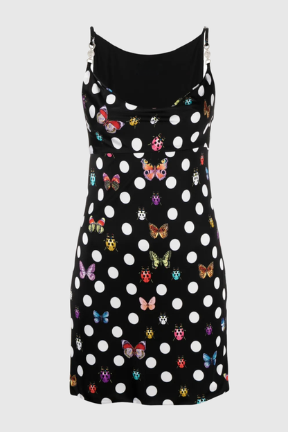Oswala Butterfly Print Mini Dress