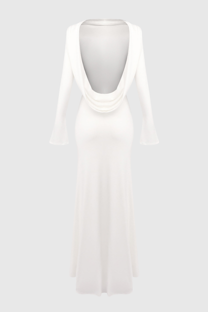 Oswin Backless Draped Maxi Dress