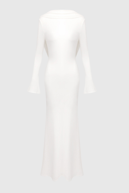Oswin Backless Draped Maxi Dress