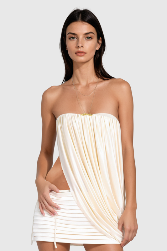 Palomia Asymmetric Draped Top