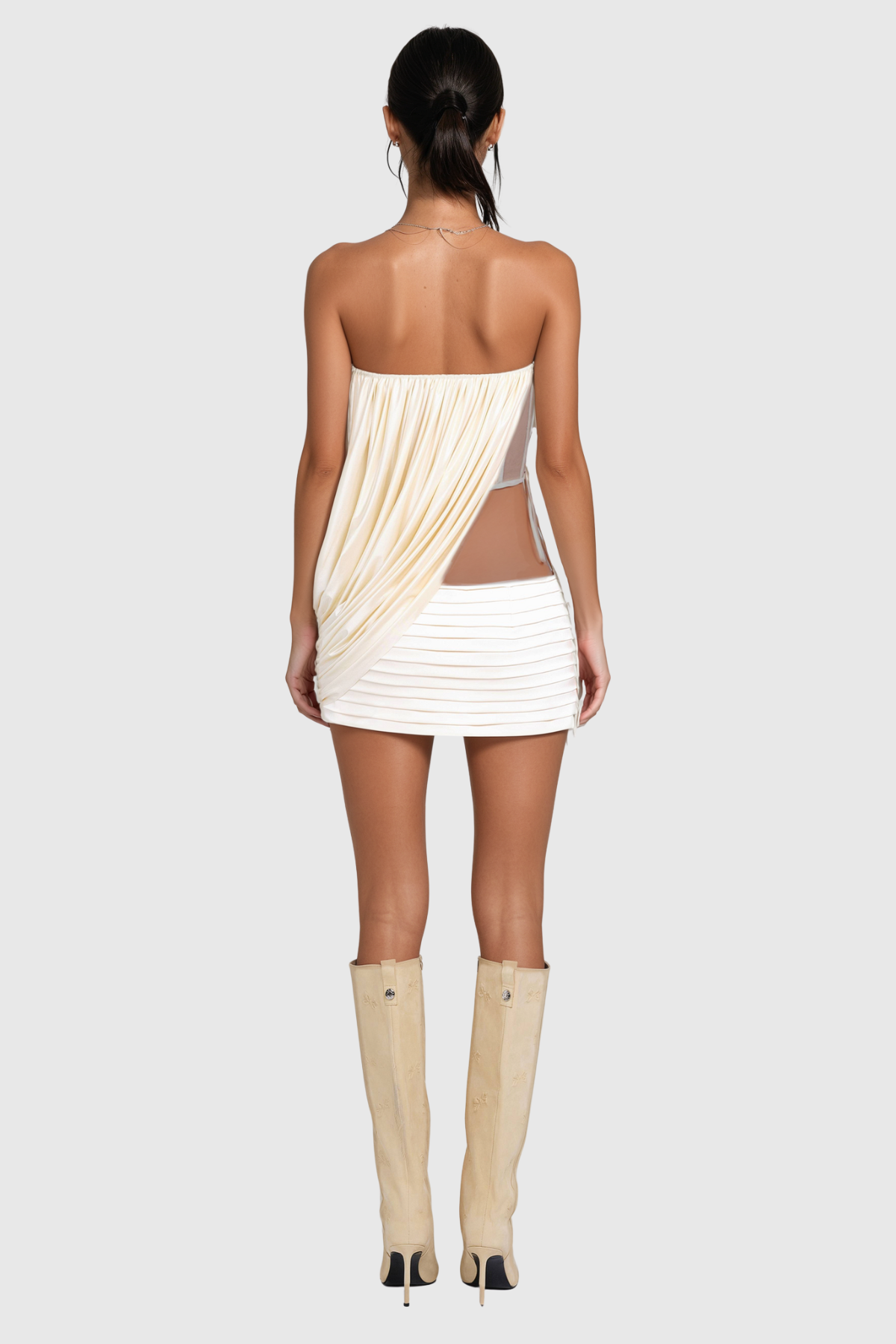 Palomia Asymmetric Draped Top