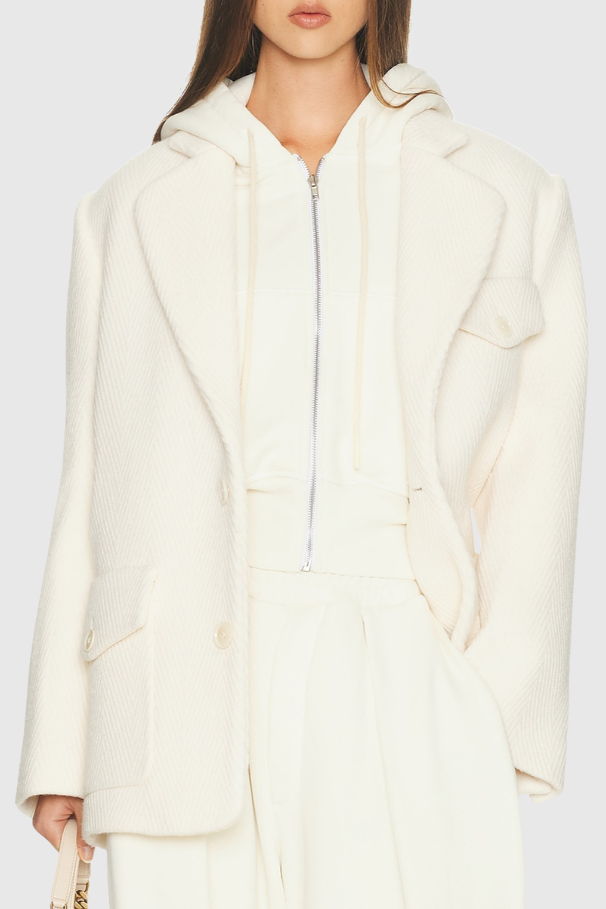 Pamola Wool Oversized Blazer
